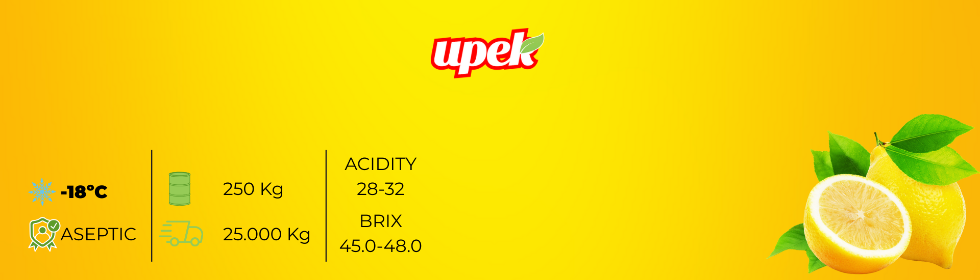 Teknik Özellikler - Limon Konsantresi