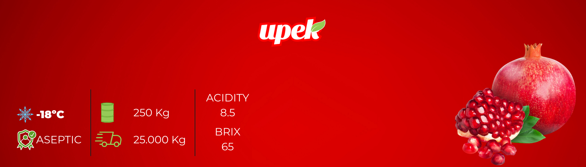 Technical Specifications - Pomegranate Juice Concentrate